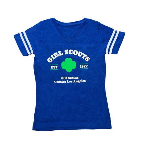 GSGLA Royal Blue Varsity T-Shirt Ad